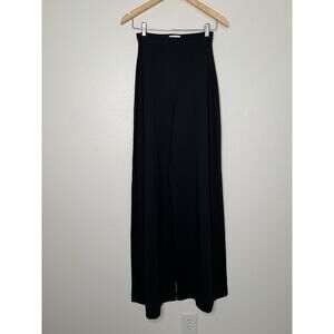 Ripley Rader Los Angeles Black Ponte Knit Long Wide Leg Pant Size 4 Large